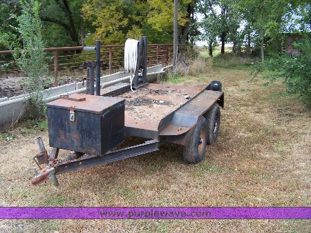 image for item 9501 Shop built trailer