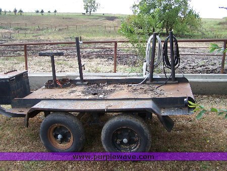image for item 9501 Shop built trailer