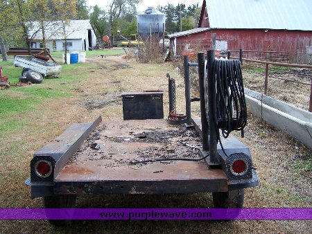 image for item 9501 Shop built trailer