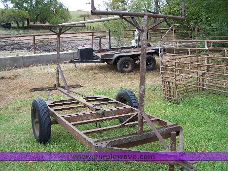image for item 9503 Shop built panel trailer