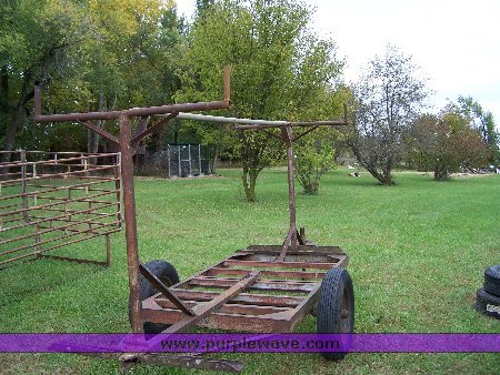 image for item 9503 Shop built panel trailer