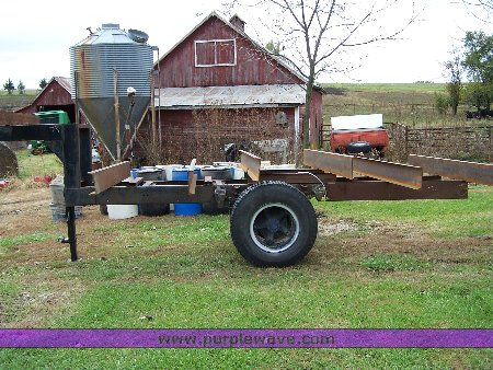 image for item 9511 Shop built goose neck trailer