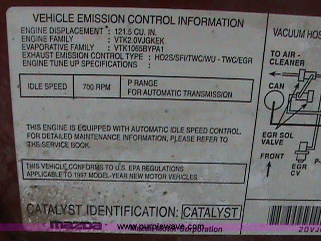 image for item 1500 1997 Mazda 626 LX