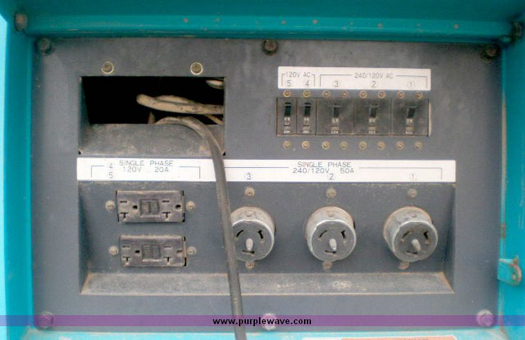 image for item 2075 2001 Air Man SDG45S 36KW generator towable generator