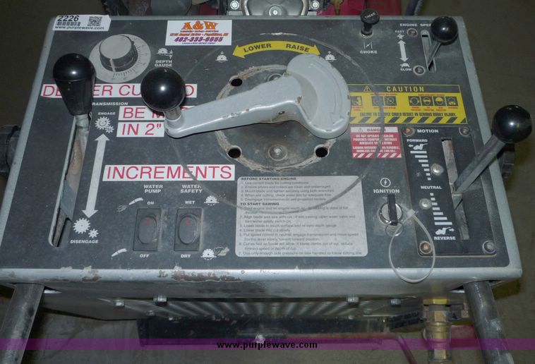 image for item 2226 2005 Stone Saw Devil SCP3 concrete saw