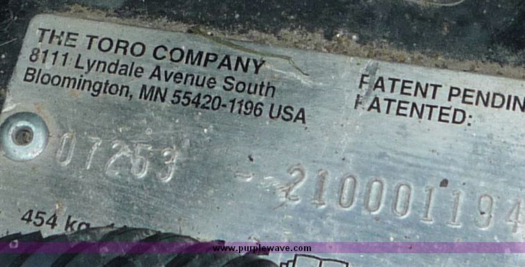 image for item 2234 Toro Workman 2100 utility vehicle