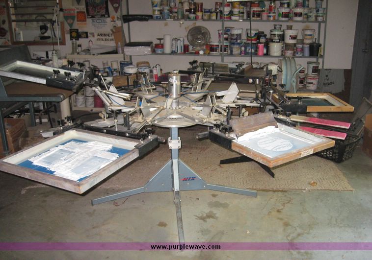 image for item 2670 HIX Corporation model 100 screen printing rotary printer