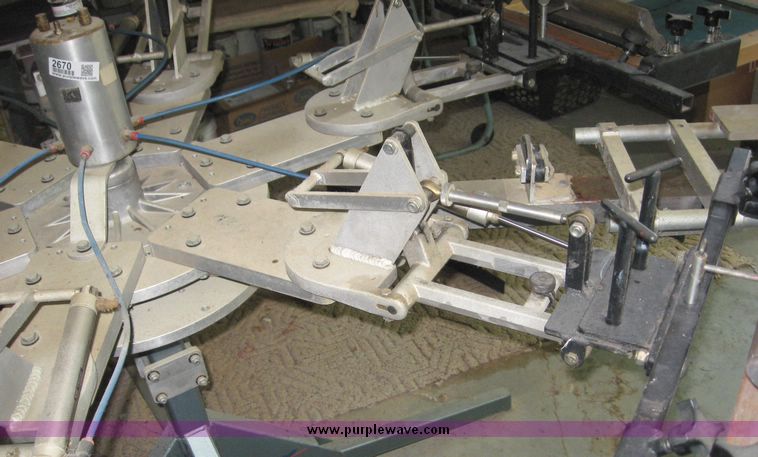 image for item 2670 HIX Corporation model 100 screen printing rotary printer