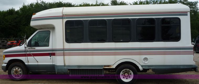 image for item 3598 1992 Ford E350 20 passenger bus