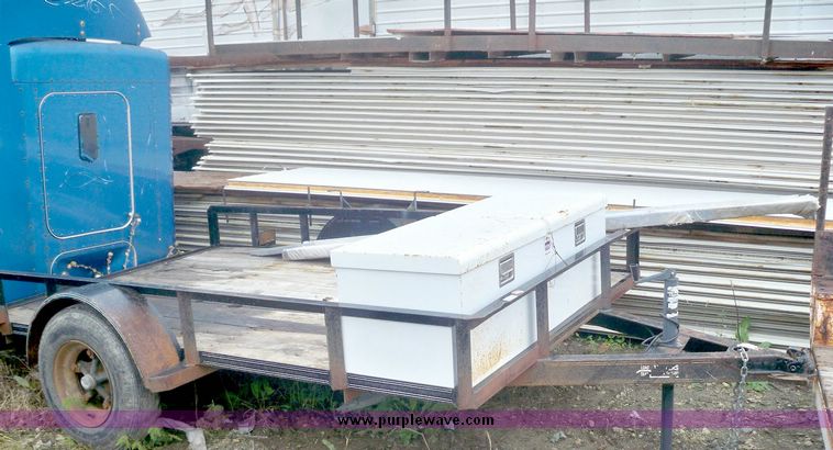 image for item 7520 Single axle trailer