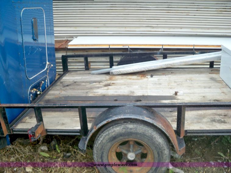 image for item 7520 Single axle trailer