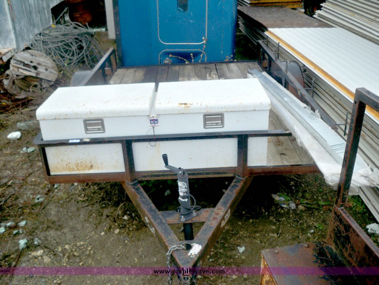 image for item 7520 Single axle trailer