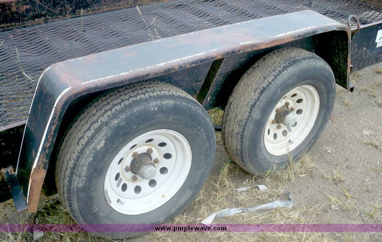 image for item 7522 16' tandem axle trailer