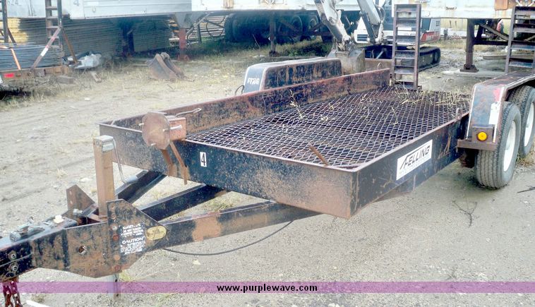 image for item 7522 16' tandem axle trailer