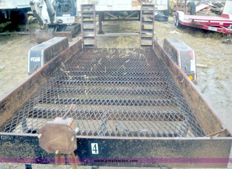 image for item 7522 16' tandem axle trailer