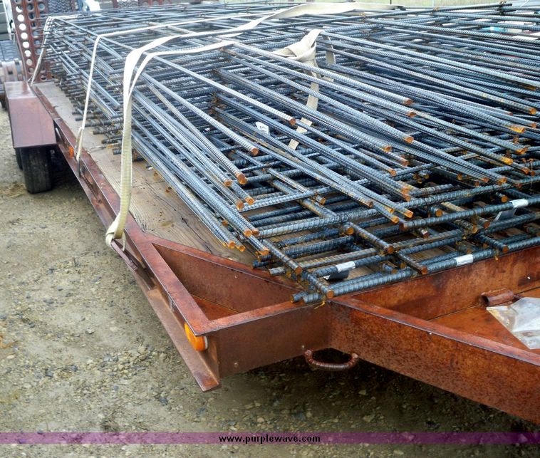 image for item 7526 Shop built 22' tandem axle trailer