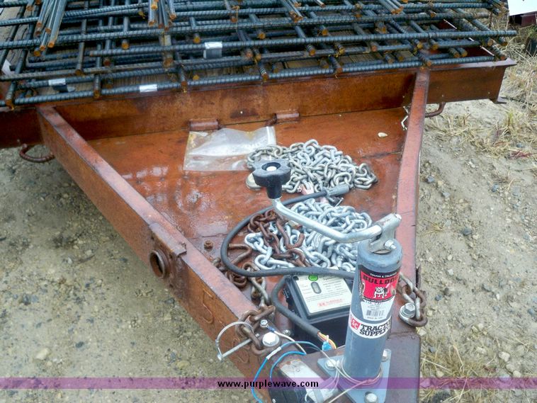 image for item 7526 Shop built 22' tandem axle trailer