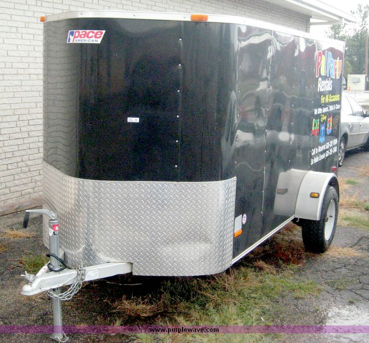 image for item 8641 2006 Pace 14' enclosed trailer