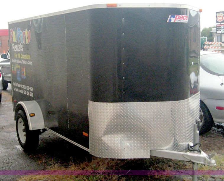 image for item 8641 2006 Pace 14' enclosed trailer
