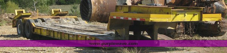 image for item 8818 1985 Eager Beaver lowboy trailer