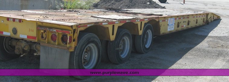 image for item 8819 1985 Load King 353 LFP 50 ton lowboy trailer