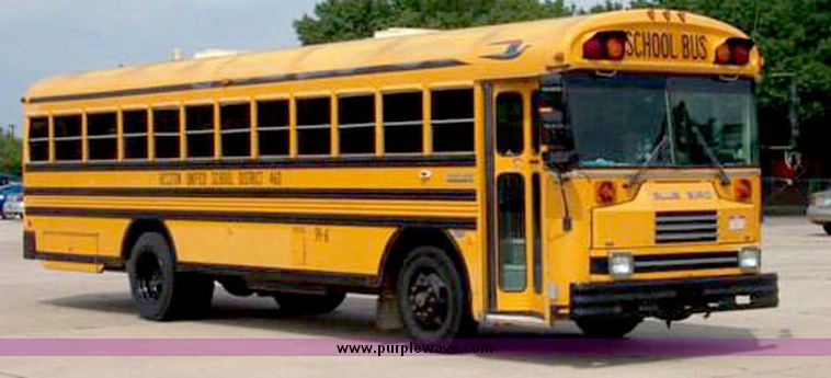 image for item 9500 1991 Blue Bird school bus