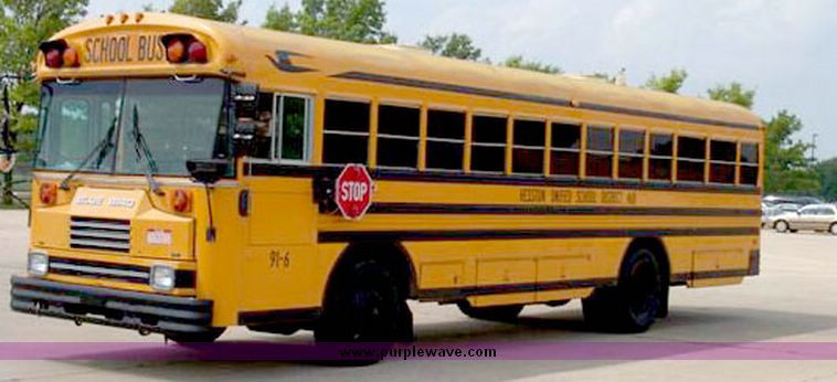 image for item 9500 1991 Blue Bird school bus