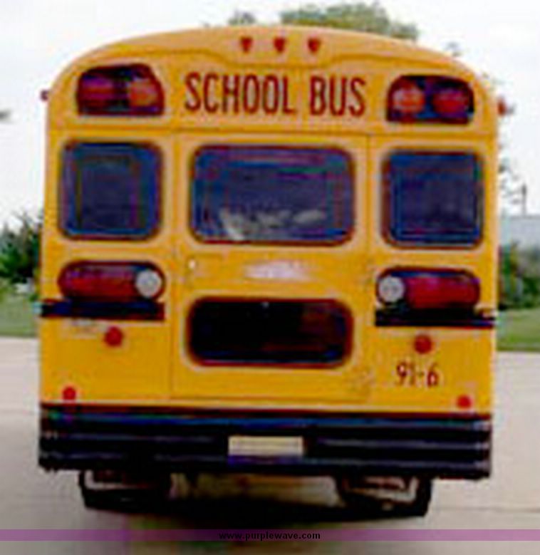 image for item 9500 1991 Blue Bird school bus