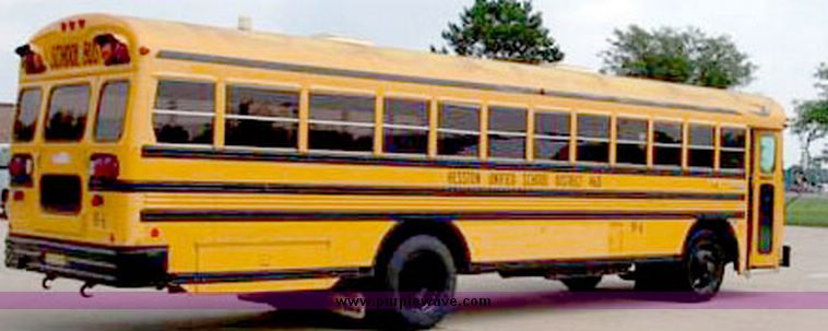 image for item 9500 1991 Blue Bird school bus