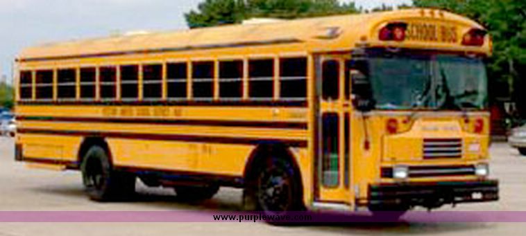 image for item 9500 1991 Blue Bird school bus