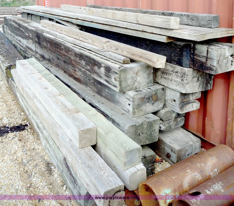 image for item 4068 Creosote timbers