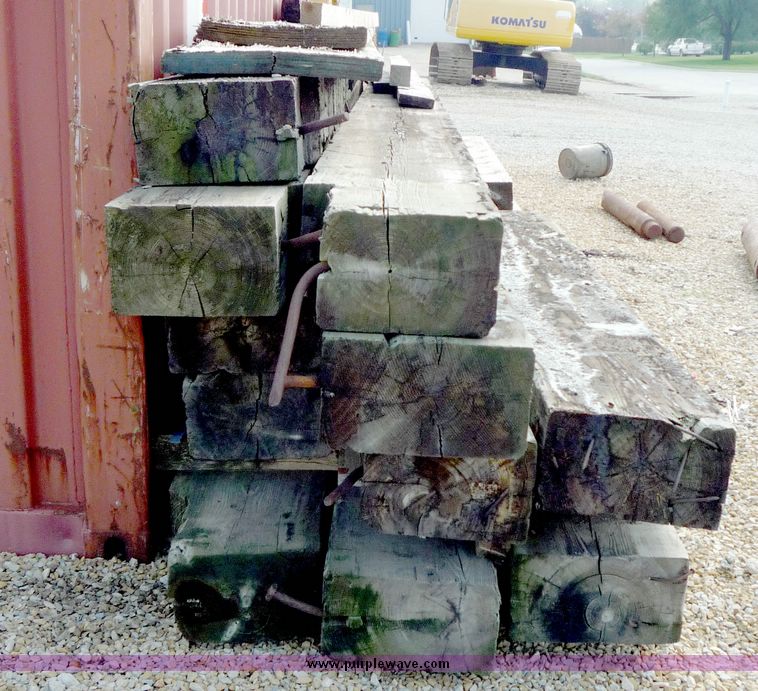 image for item 4068 Creosote timbers