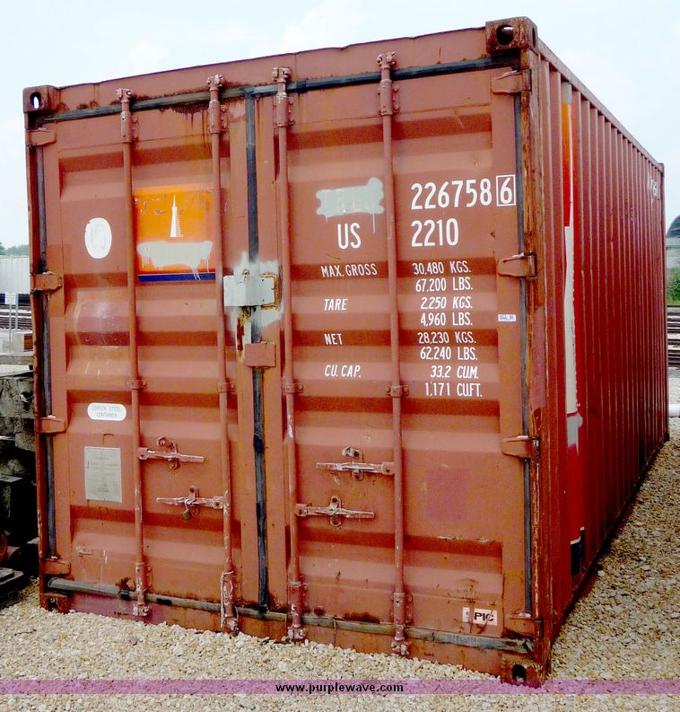 image for item 4074 1993 steel container
