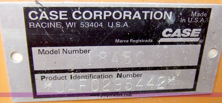 image for item 5885 Case 1845C skid steer