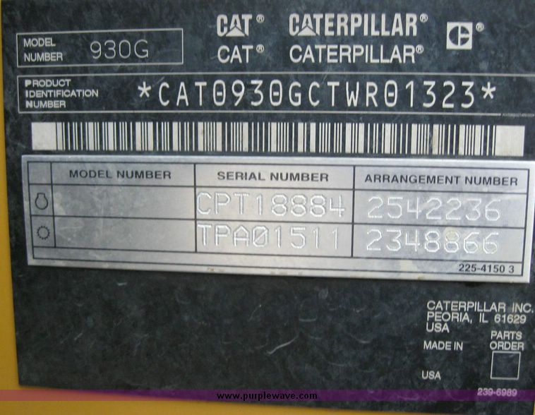 image for item 5967 2006 Caterpillar 930G wheel loader