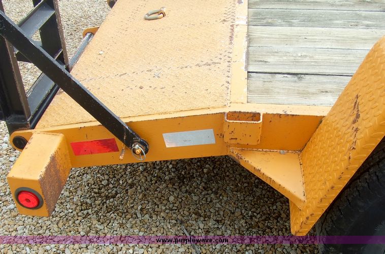 image for item 5974 2002 Eagle Trailer Co. 14' tandem axle trailer