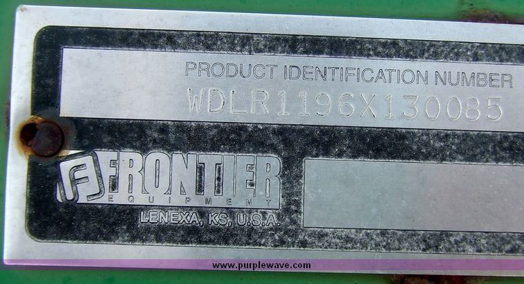 image for item 5979 Frontier LR1196 8' rake