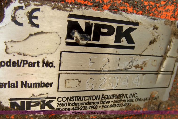image for item 5988 NPK E-213 jack hammer