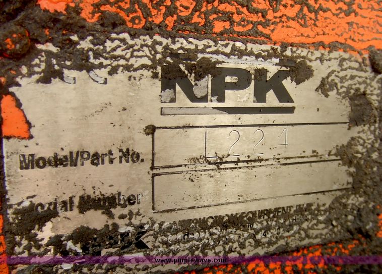 image for item 5988 NPK E-213 jack hammer