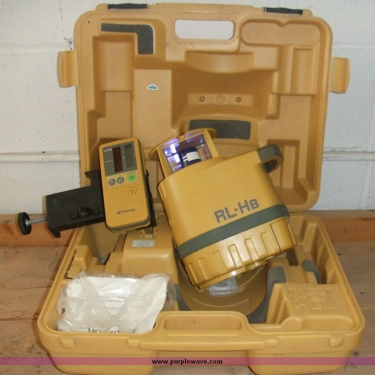 image for item 6205 TopCon rotating laser with case