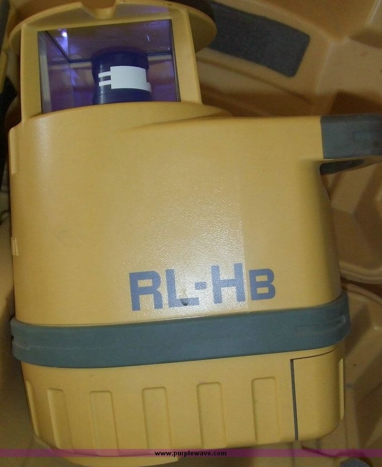 image for item 6205 TopCon rotating laser with case