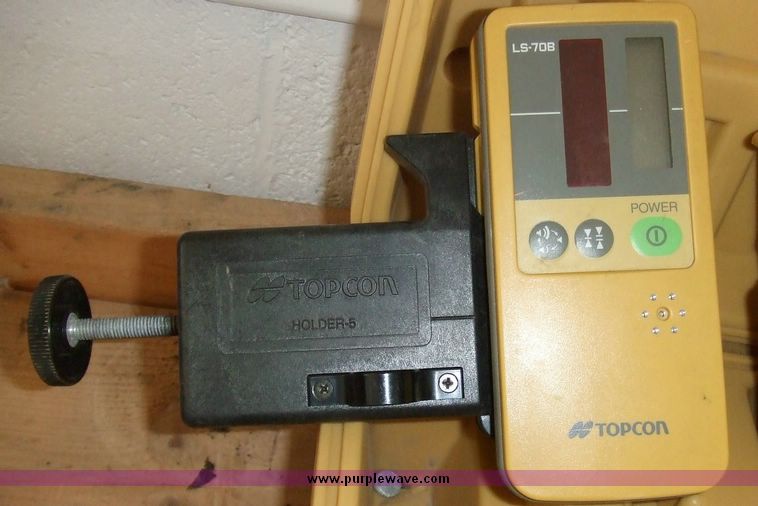 image for item 6205 TopCon rotating laser with case