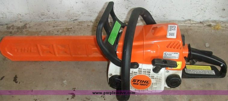 Stihl Ms180c Chainsaw In Lawrence Ks Item 6210 Sold Purple Wave