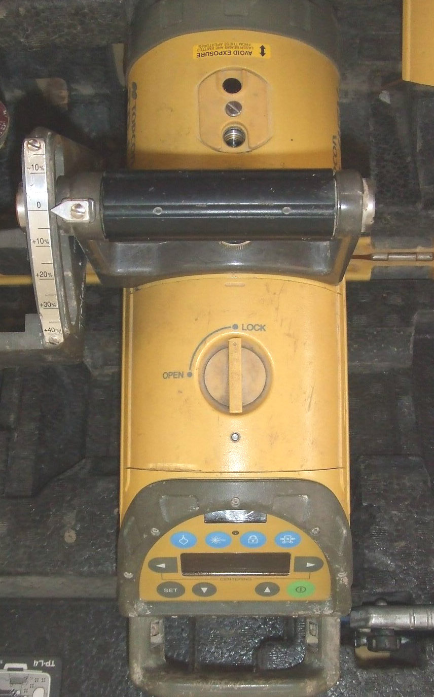 image for item 6213 Topcon laser pipe grade
