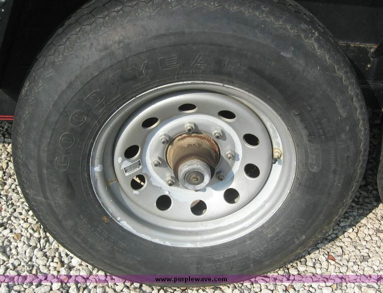 image for item 8105 2000 Eagle trailer 16' tandem axle trailer