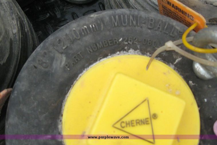 image for item 8123 (8) Cherne 8" Muni-balls