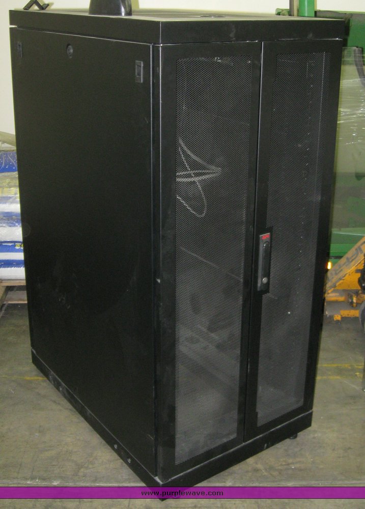 image for item 1003 APC mobile rack cabinet