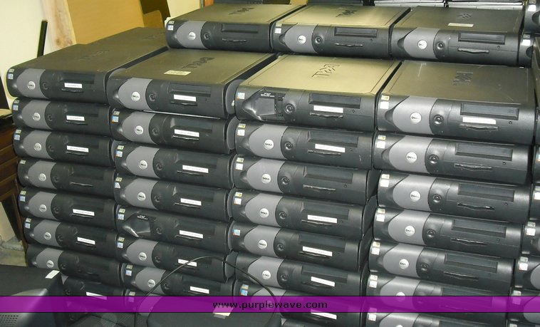 image for item 3842 (136) Dell Optiplex GX260 desktop computers