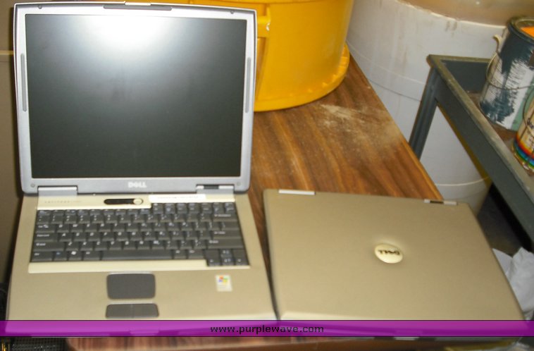 image for item 3852 (2) Dell Latitude D505 laptops