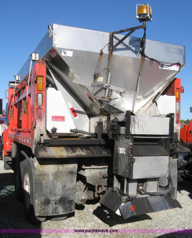 image for item 6544 1999 International 4900 dump truck with 13' dump bed and hoist